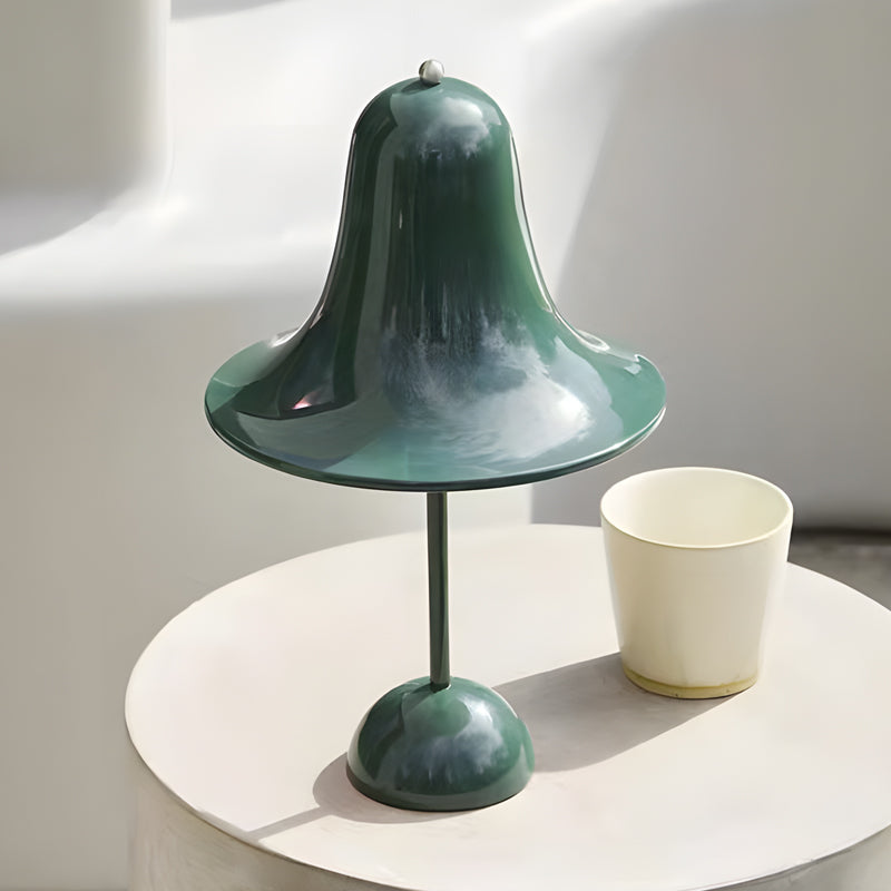 Creative Decor Hat Bell Three Step Dimming Nordic Table Lamp with US Plug