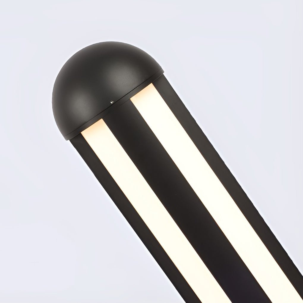 Moderne, minimalistische LED-Außenleuchten, Pfostenleuchten, Wegeleuchten, wasserdichte Gartenleuchten