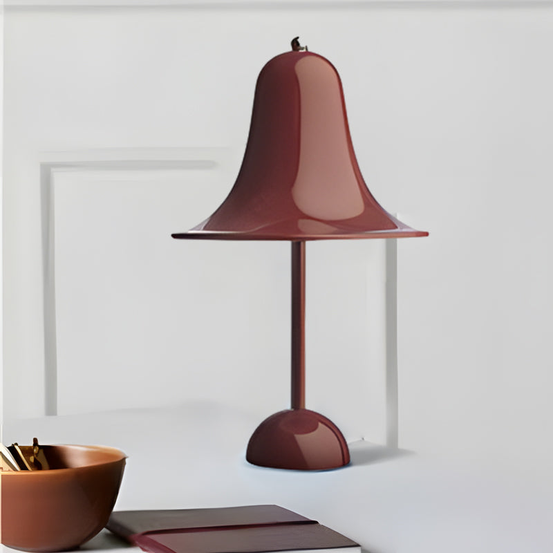 Creative Decor Hat Bell Three Step Dimming Nordic Table Lamp with US Plug